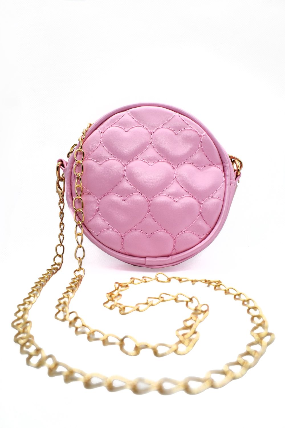 Quilted Heart Purse- Pink