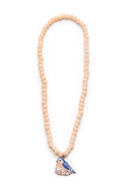 Great Pretenders Spring Bluebird Necklace