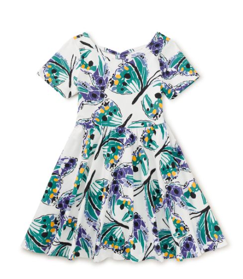 Tea Short-sleeve Ballet Carnival Butterfly Dress