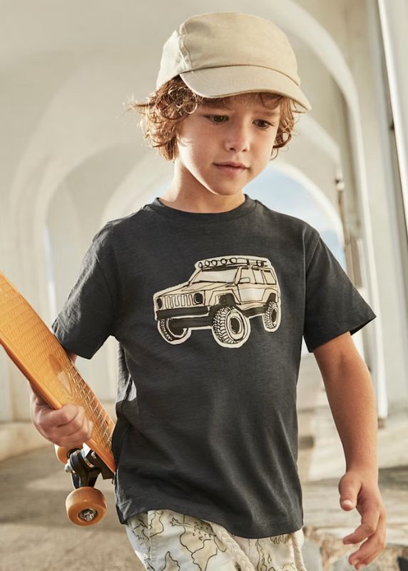 Mayoral 4x4 Jeep Graphic Tee- Asphalt