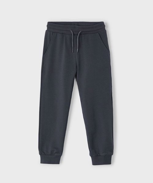 Mayoral Cuffed Fleece Pants- Asphalt