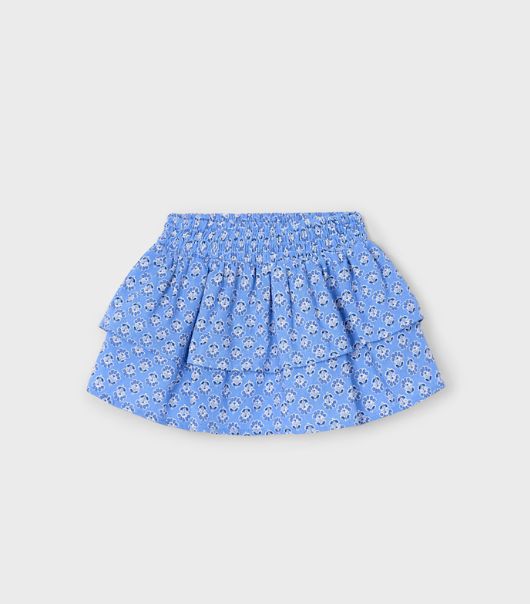 Mayoral Print Tier Skirt- Mauve