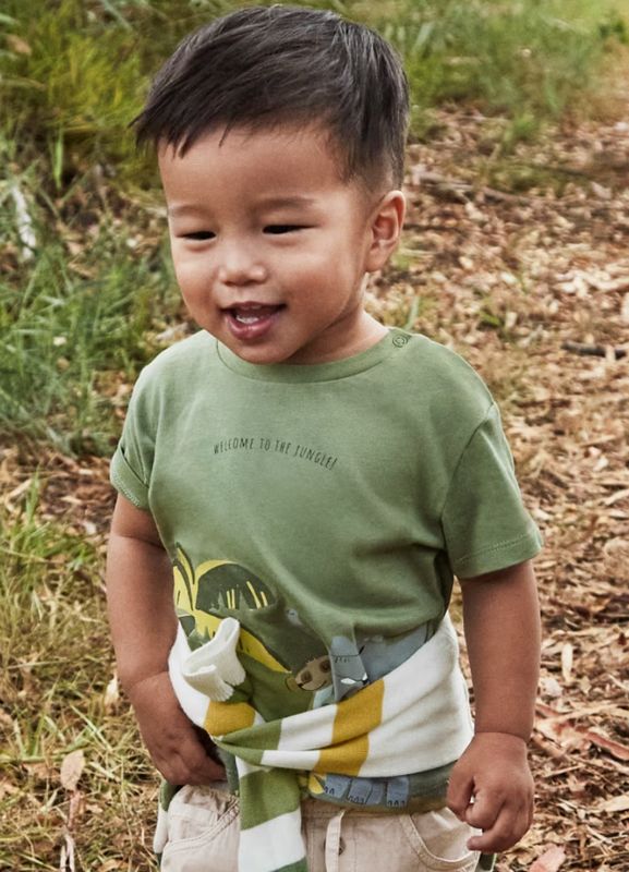 Mayoral Infant Jungle Tee- Sage
