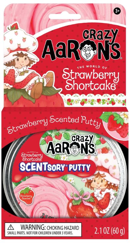 Crazy Aarons 4&quot; Scents Putty Tin- Strawberry