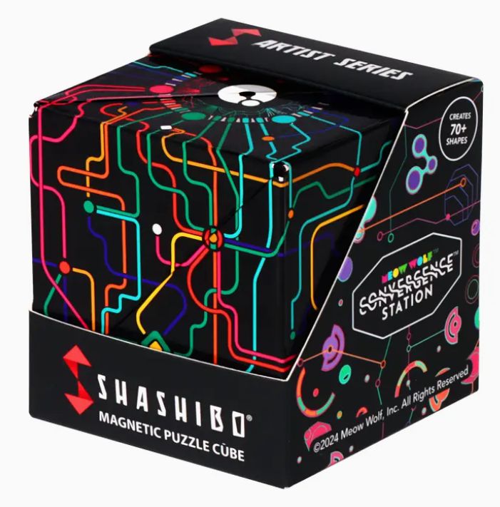 Shashibo Shape Shifting Box: Meow Wolf Series- Q Dot Map