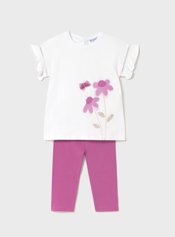 Mayoral Infant 2pc Legging Set- Orchid
