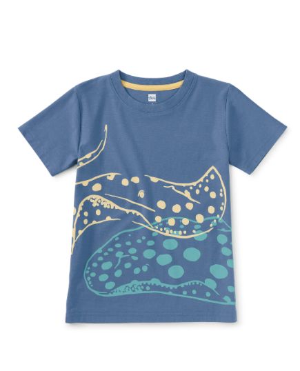 Tea Stingray Double-Sided Graphic Tee