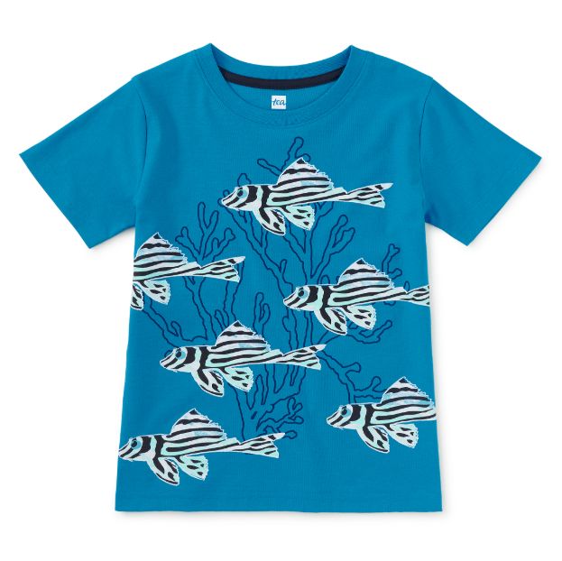 Tea Zebra Fish Graphic Tee