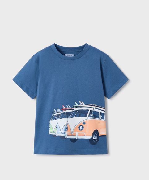 Mayoral VW Bus Graphic Tee- Blue