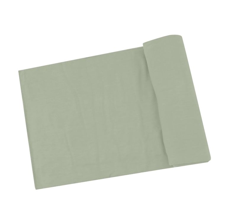 Solid Muslin Desert Green Swaddle Blanket, Size: O/S