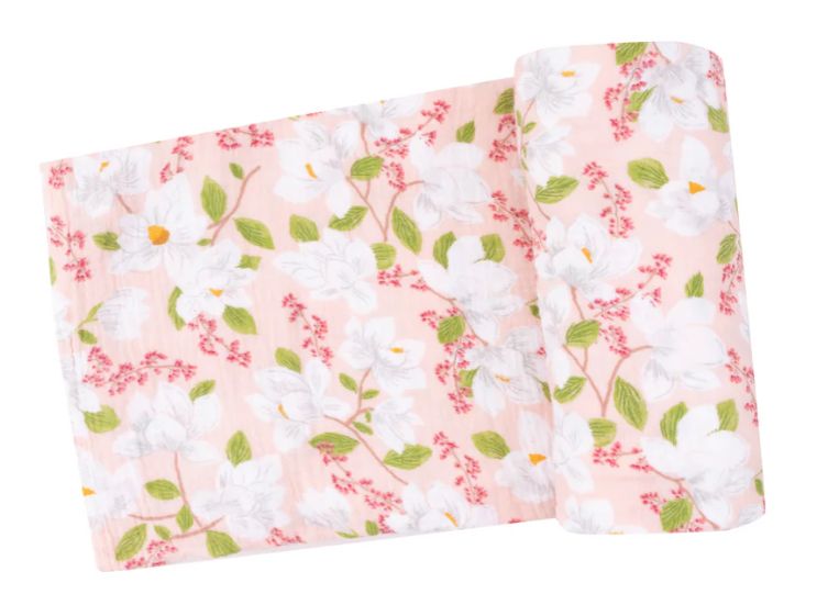 Magnolias Swaddle Blanket, Size: O/S