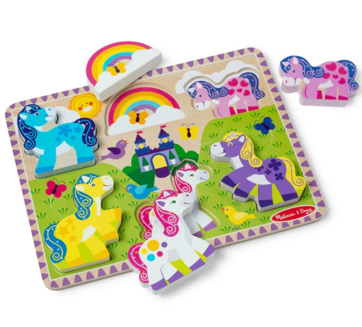 Melissa &amp; Doug Unicorn Chunky Puzzle