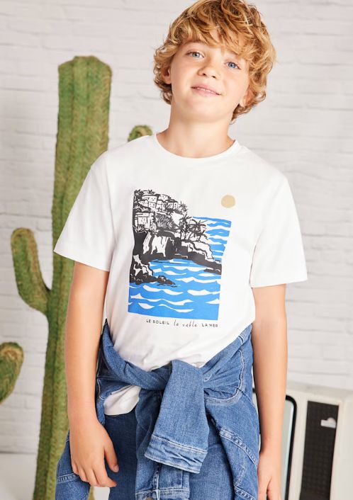 MayoralJR Ocean Cliffs Tee- White