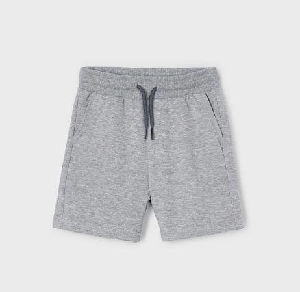 Mayoral Basic Fleece Short- Heather Grey