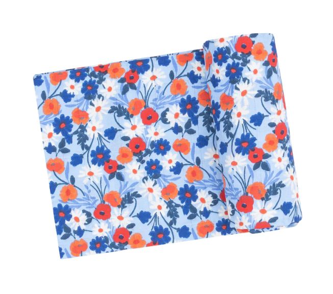 Poppy Days Swaddle Blanket, Size: O/S