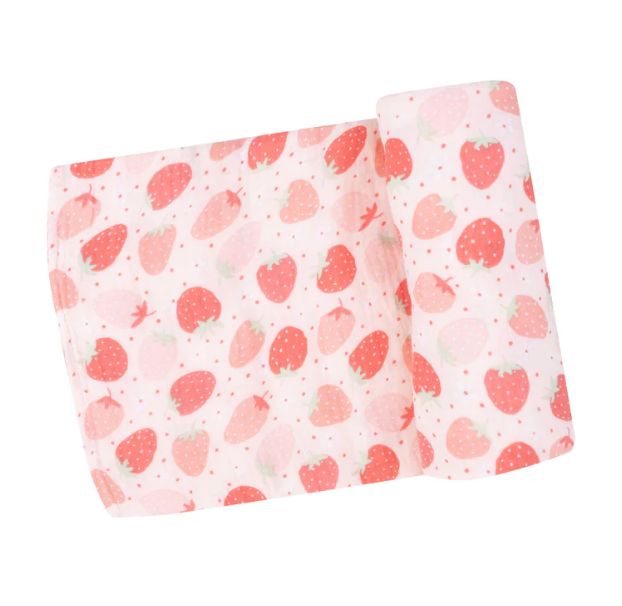 Strawberry Bliss Swaddle Blanket, Size: O/S