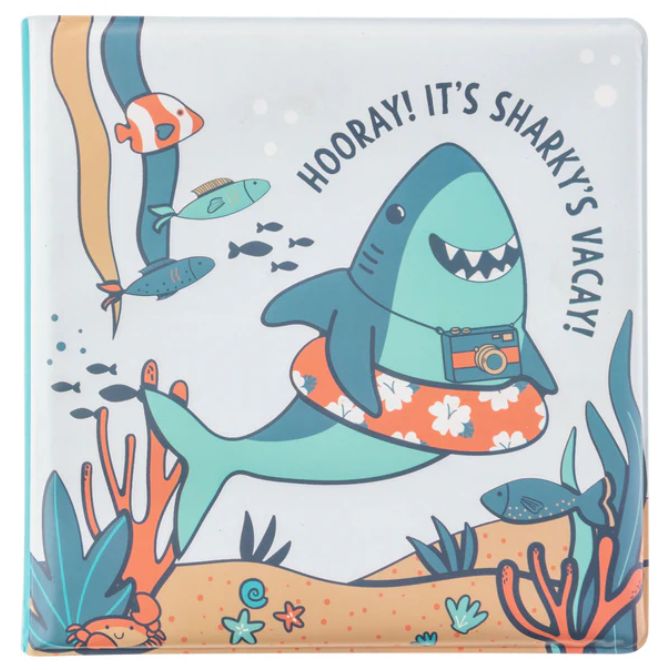 Stephen Joseph Color Changing Bath Book- Shark