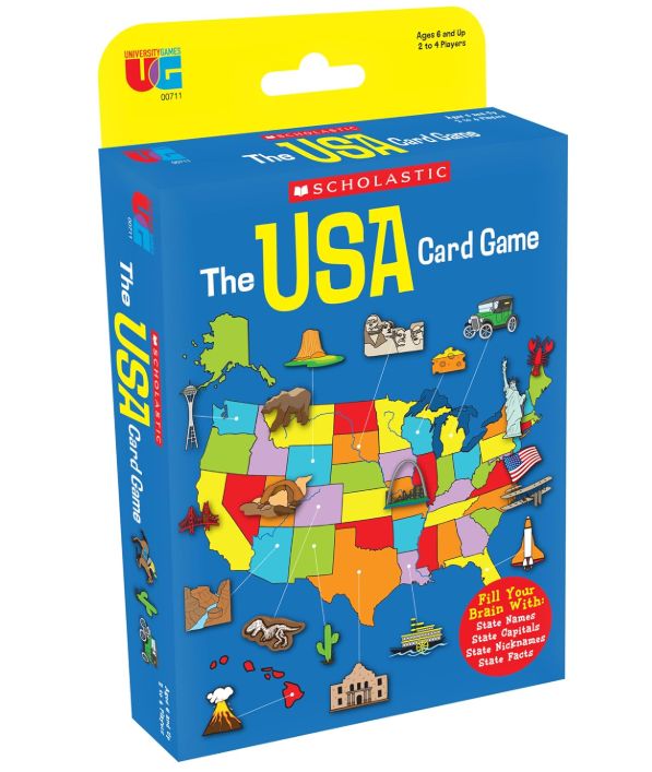 Scholastic USA Card Game
