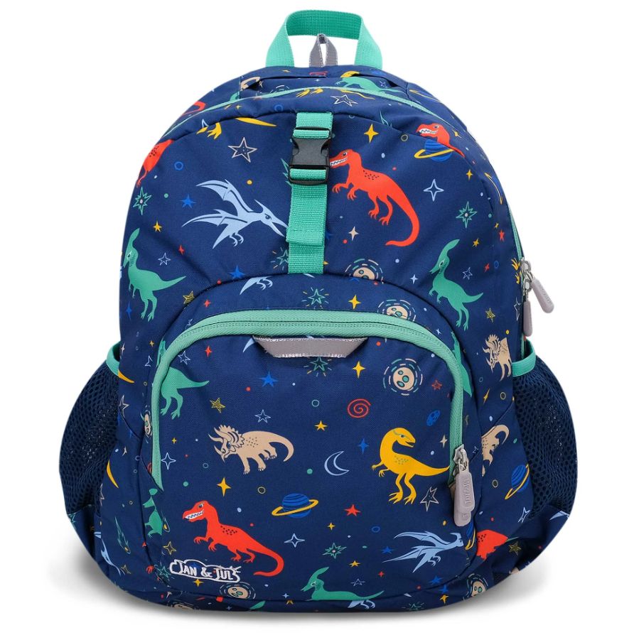 Jan &amp; Jul Kids Backpack- Space Dinos