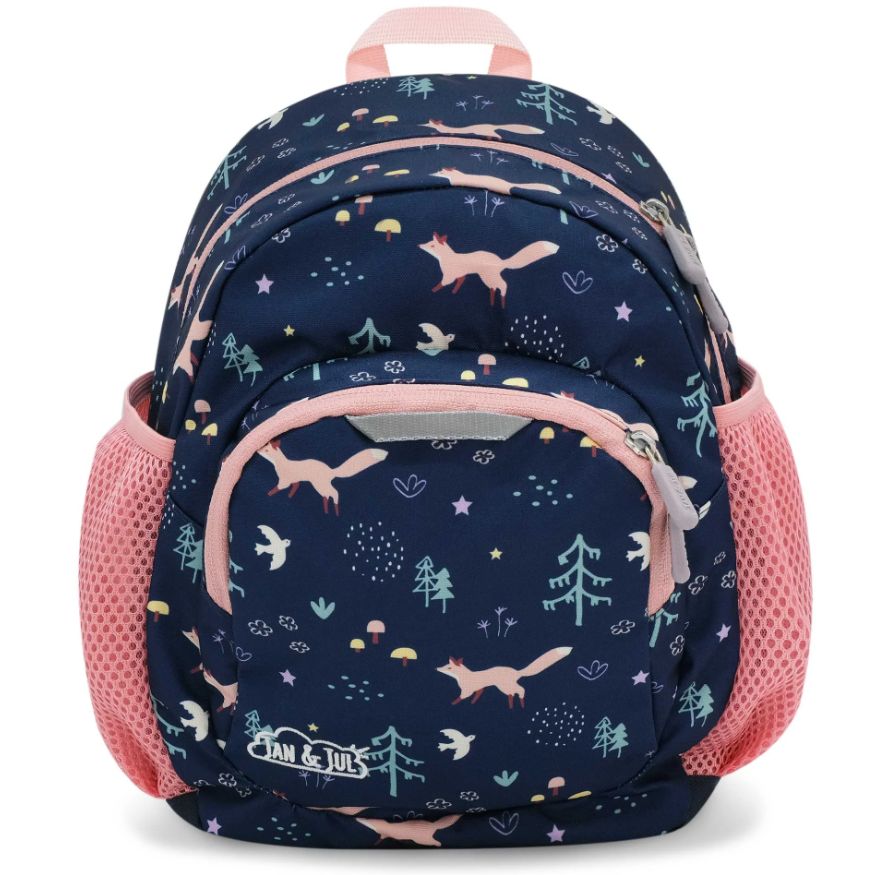 Jan &amp; Jul Toddler Backpack- Navy Forest