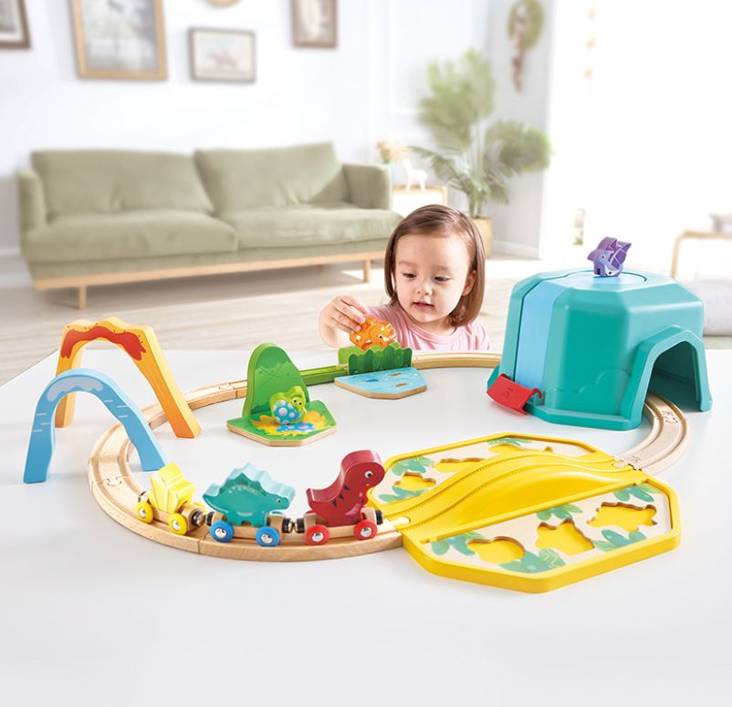 Hape Dino Train Bucket Set
