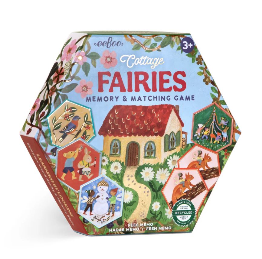 eeBoo Cottage Fairies Matching Game