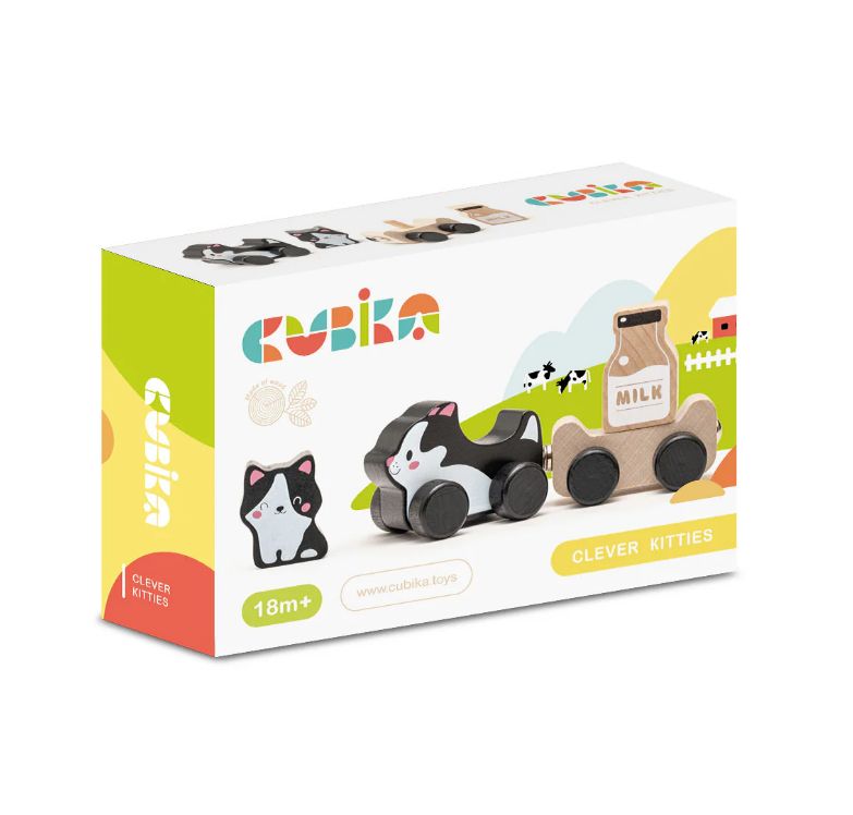 Cubika Wooden Clever Kitties