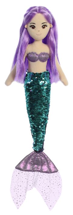 Aurora 18&quot; Sequin Sparkle Mermaid- Jenna