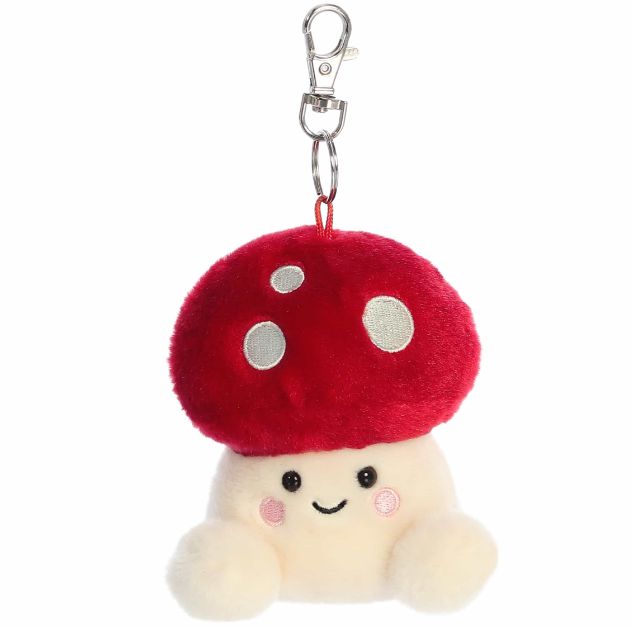 Aurora 4&quot; Palm Pals Clip-On-Amanita Mushroom
