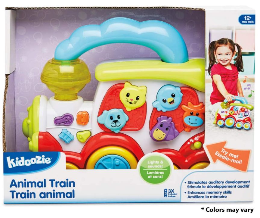 Kidoozie Light-N-Sound Animal Train