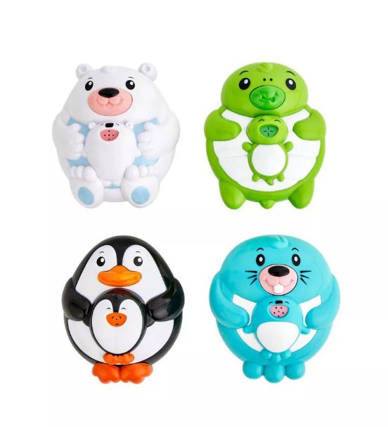 Kidoozie Splish Splash Friends- Bathtime Tub Toys