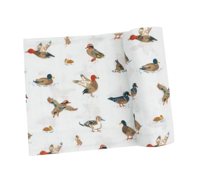 Angel Dear Muslin Swaddle- Ducks