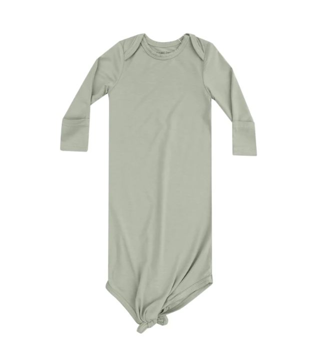 Angel Dear Solid Knotted Gown- Desert Sage