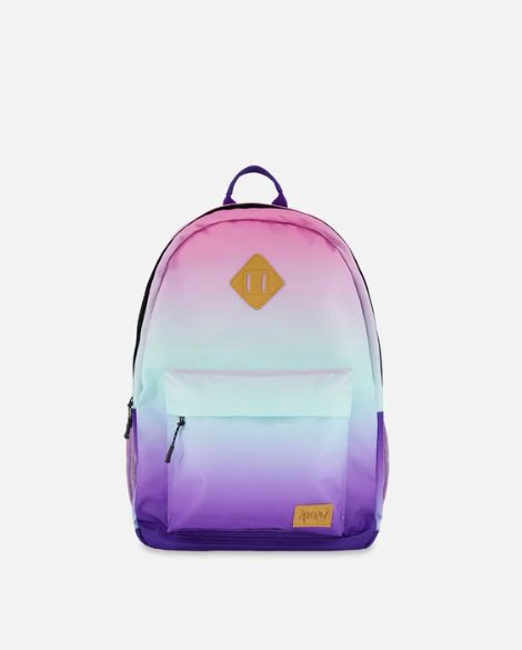 Deux Par Deux Kids Backpack- Purple Gradient