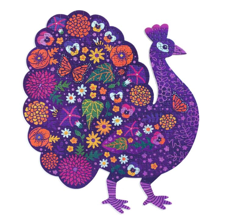 Djeco Puzz-art 500 pc. Puzzle- Peacock