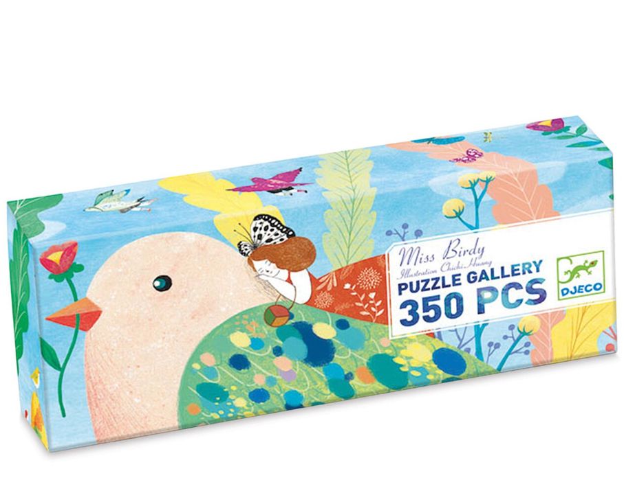 Djeco 350pc Gallery Puzzle- Miss Birdy