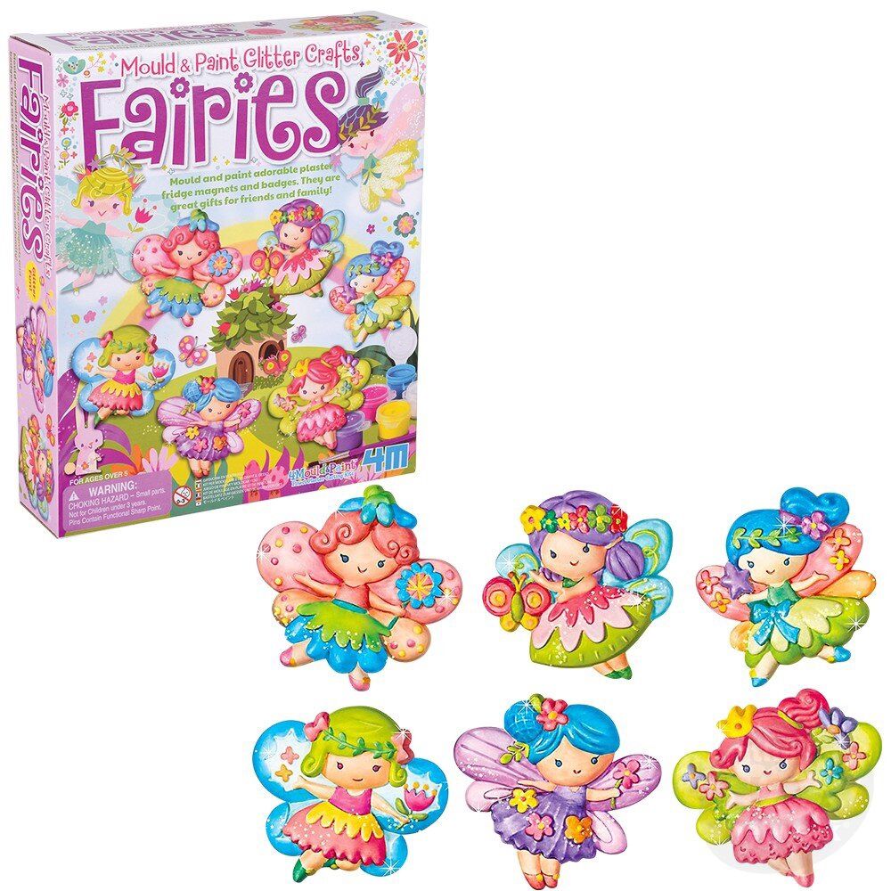 Mould &amp; Paint Glitter Fairies