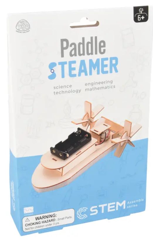 STEM Wood Kit- Paddle Steamer