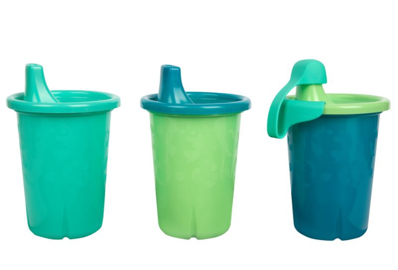 Green Grown Sippy Cups- 3pk
