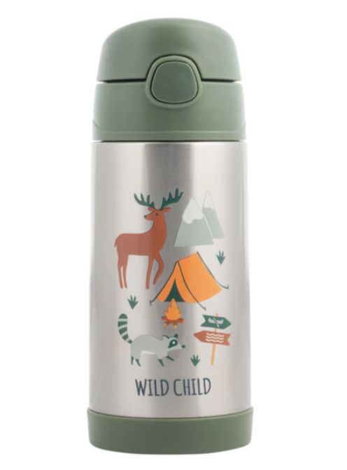 Stephen Joseph Stainless Water Bottle- Outdoor