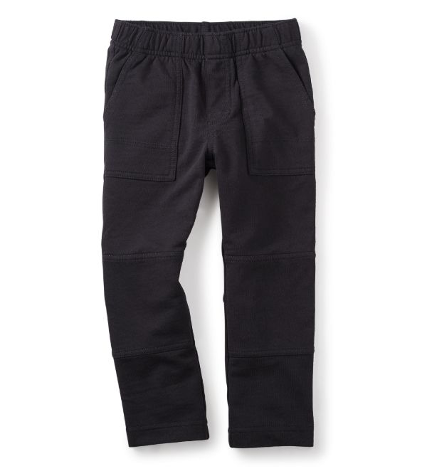 Tea Boys Playwear Pants- Jet Black