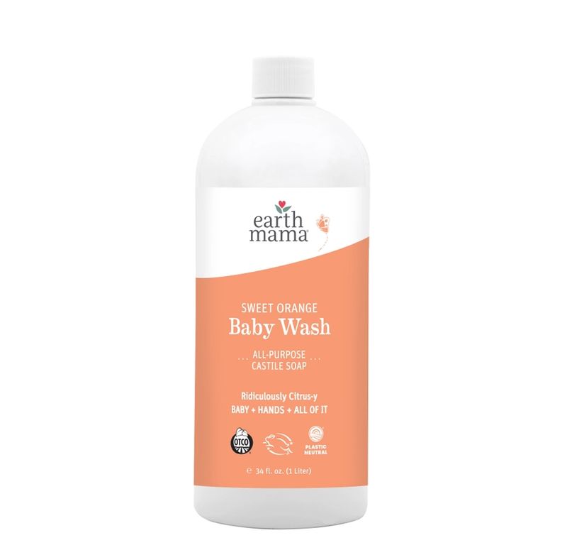 Earth Mama sweet orange wash- 1Liter