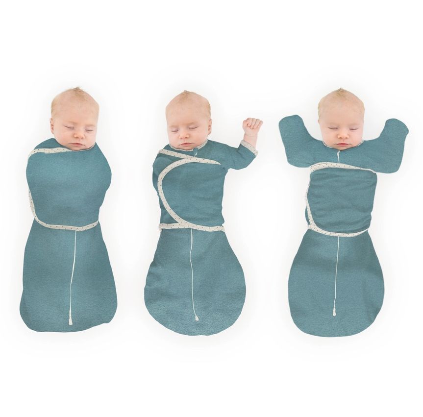 Swaddle Designs Omni Swaddle Sack- Heathered Teal