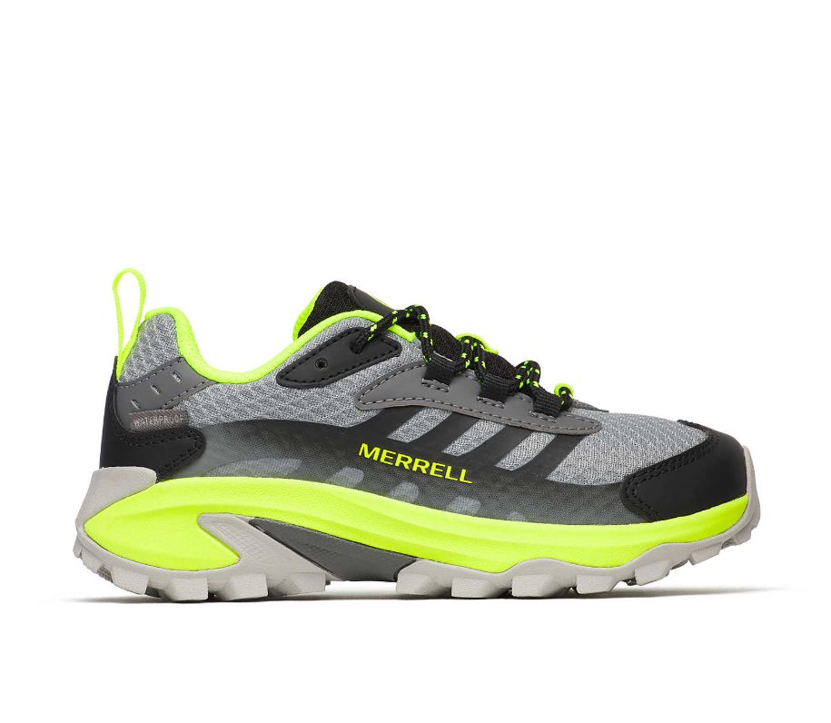 Merrell Moab Speed 2 Low AC Waterproof- Grey/Black/Citron