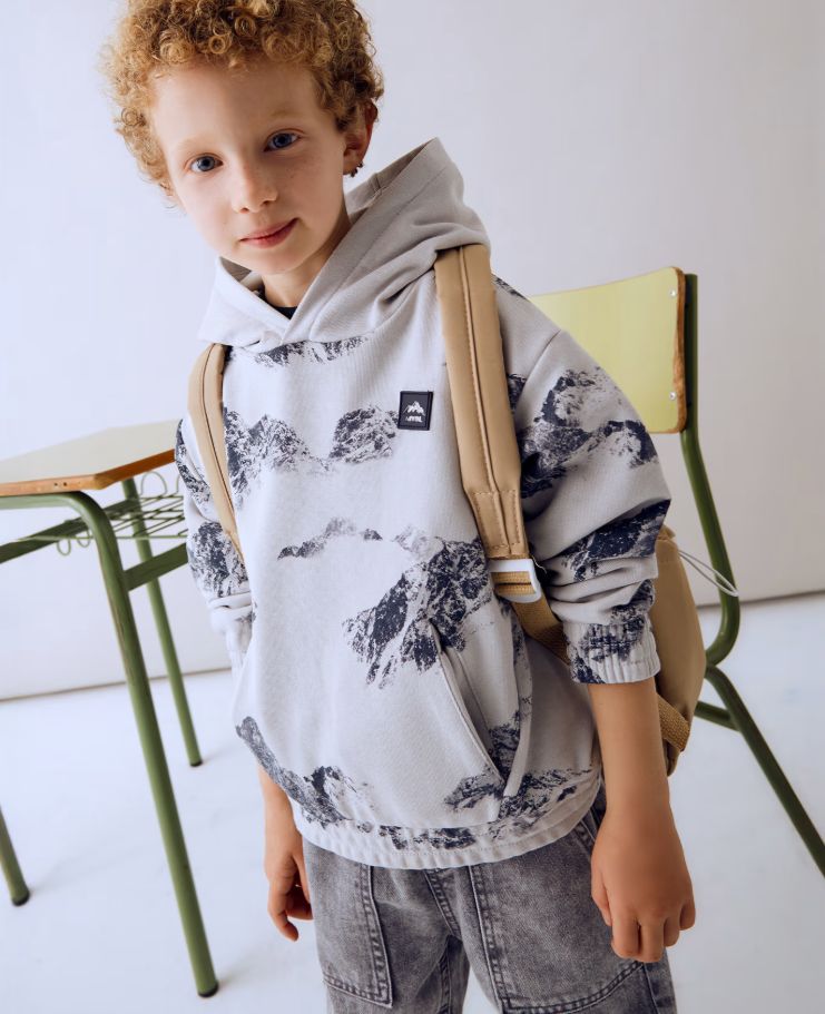 Mayoral Mountain Print Hoodie