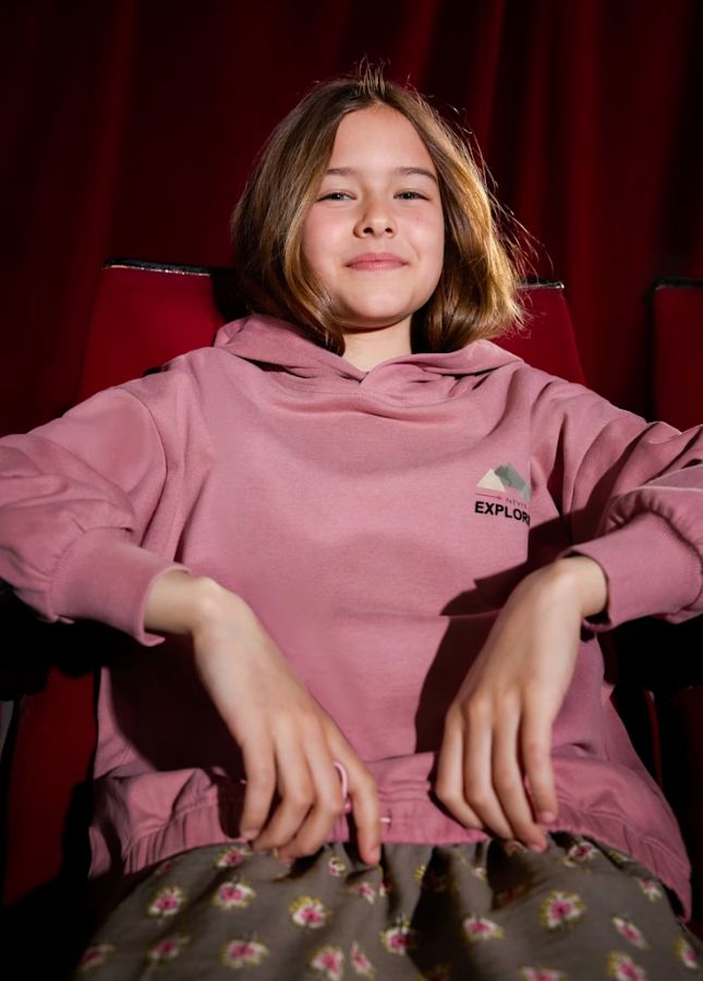 Mayoral Junior Mountain Hoodie- Blush