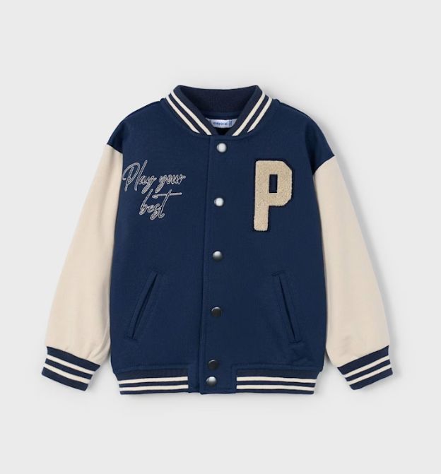 Mayoral Varsity Jacket- Blue