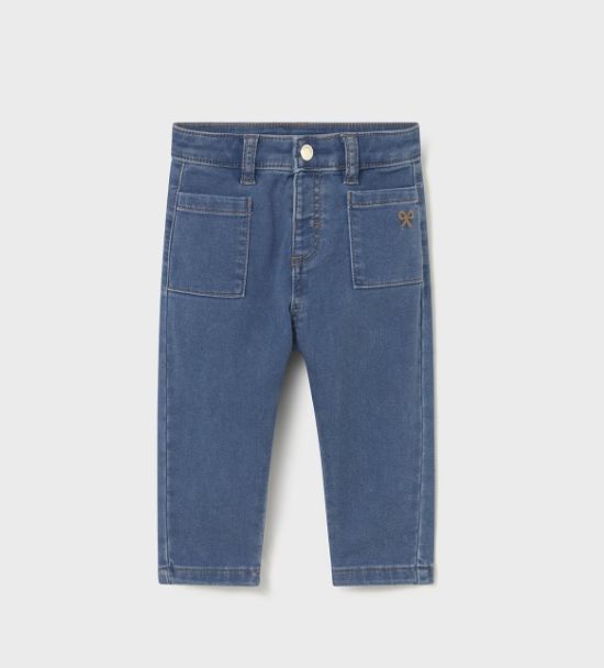 Mayoral Infant Girl Denim Pant- Medium