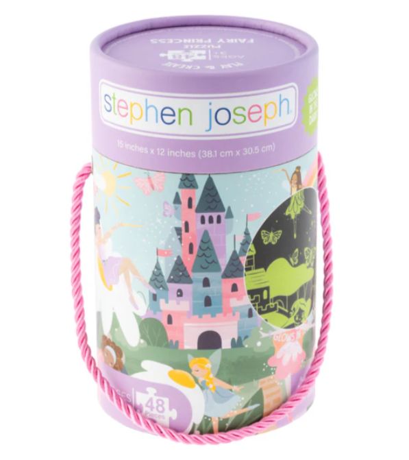 Stephen Joseph 48pc Glow-in-the-Dark Puzzle- Fairy Princs