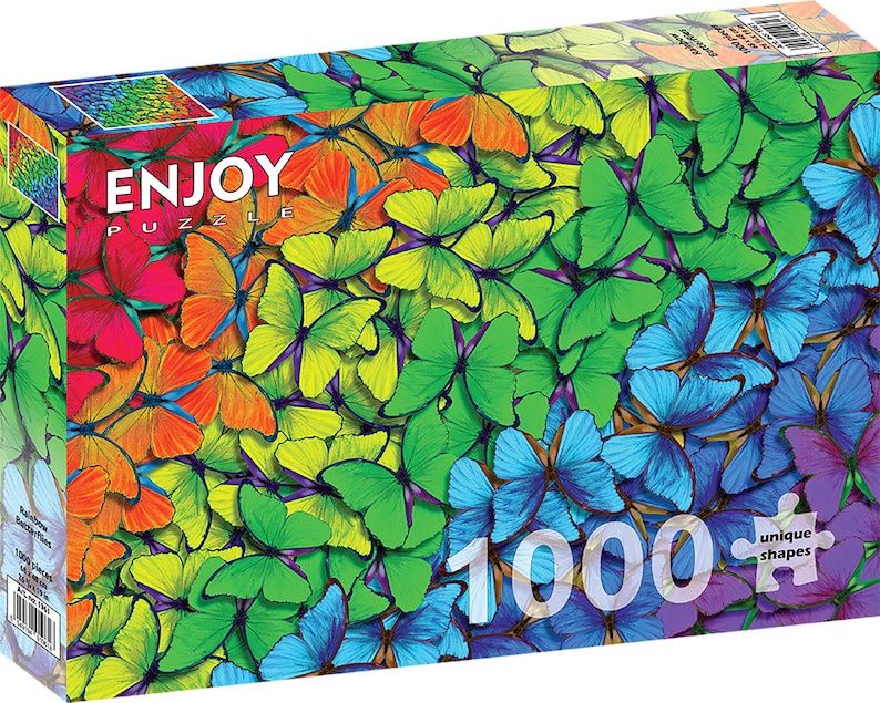 Enjoy 1000pc Rainbow Butterfly Puzzle
